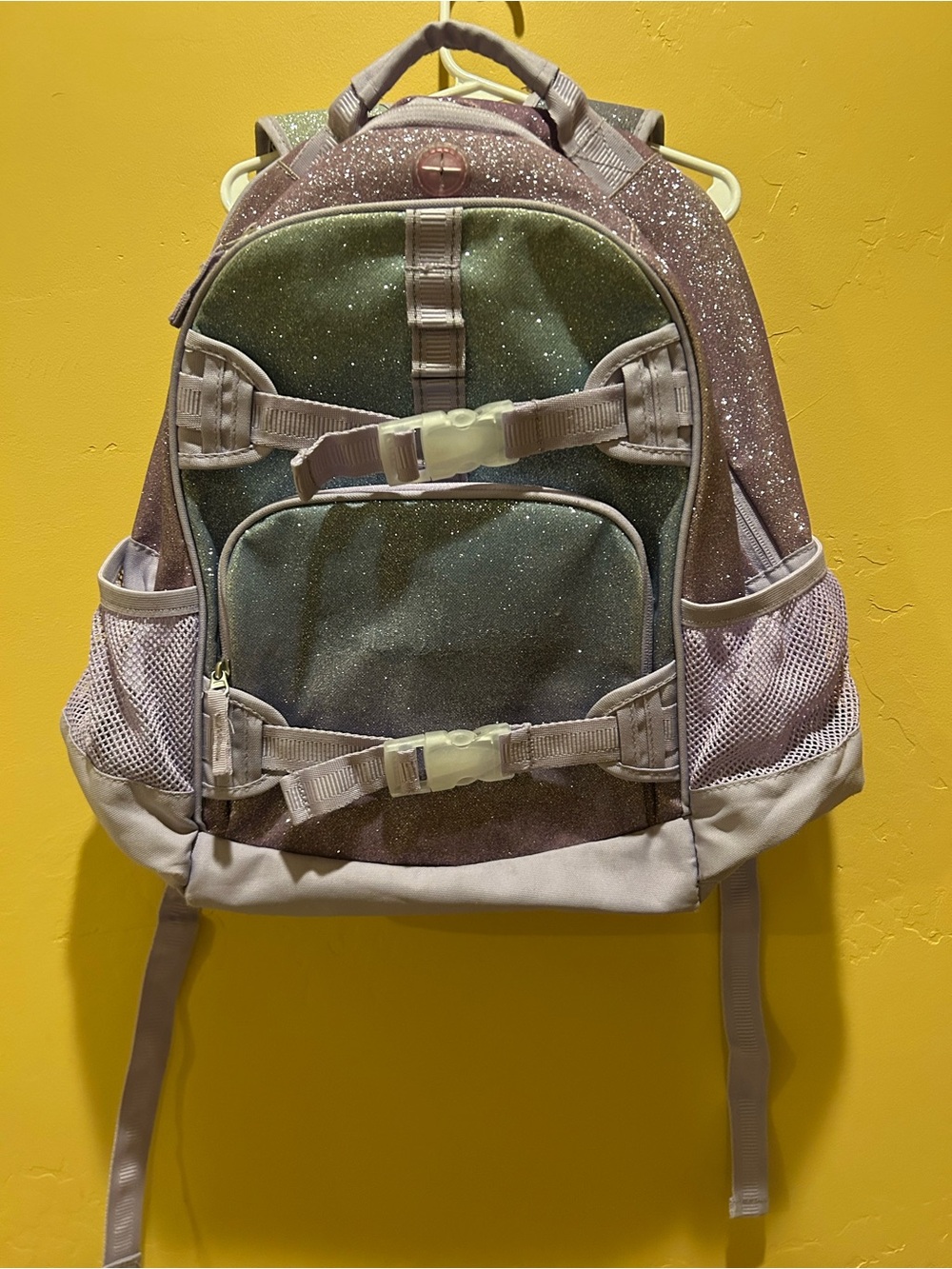 Pottery Barn Kids Mackenzie Ombre Glitter Backpack